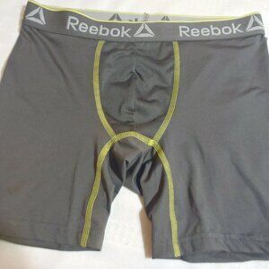 Reebok Mens Small Grey Performance Boxer Briefs Underwear NWT